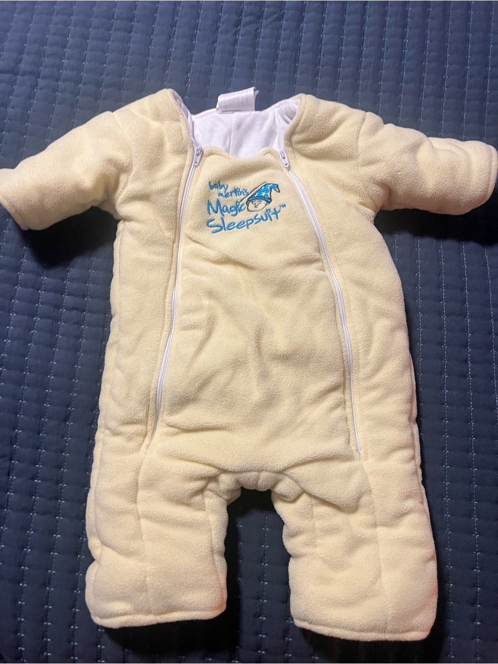 Magic Sleepsuit Baby Yellow Two-Zip Sleepsuit